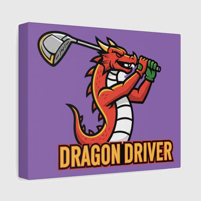 Dragon Driver - Canvas Wall Art - Light Purple - 8×10 - front
