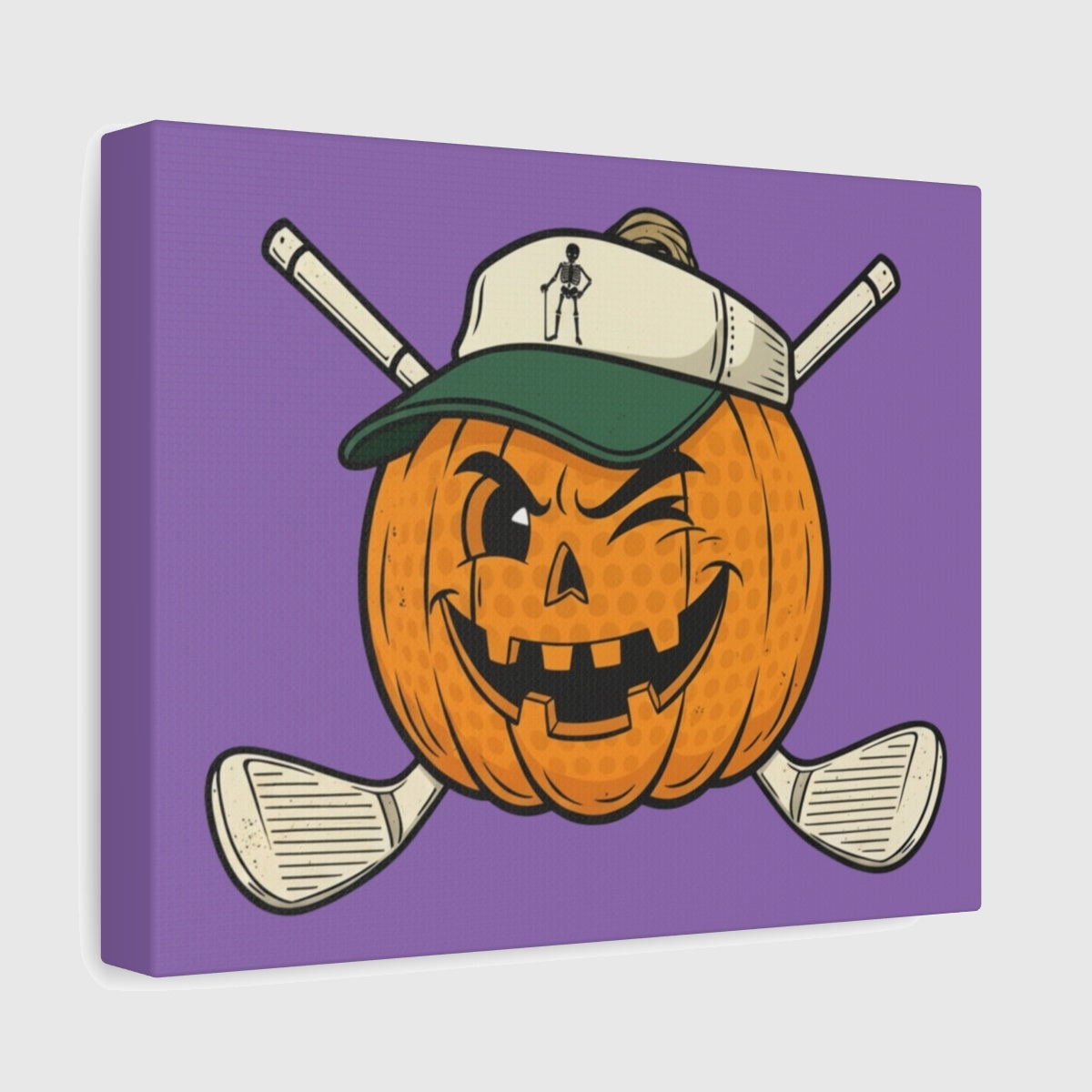 Golf or Gourd - Canvas Wall Art - Light Purple - 8×10 - front