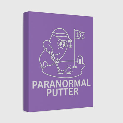 Paranormal Putter - Canvas Wall Art - Light Purple - 8×10 - front