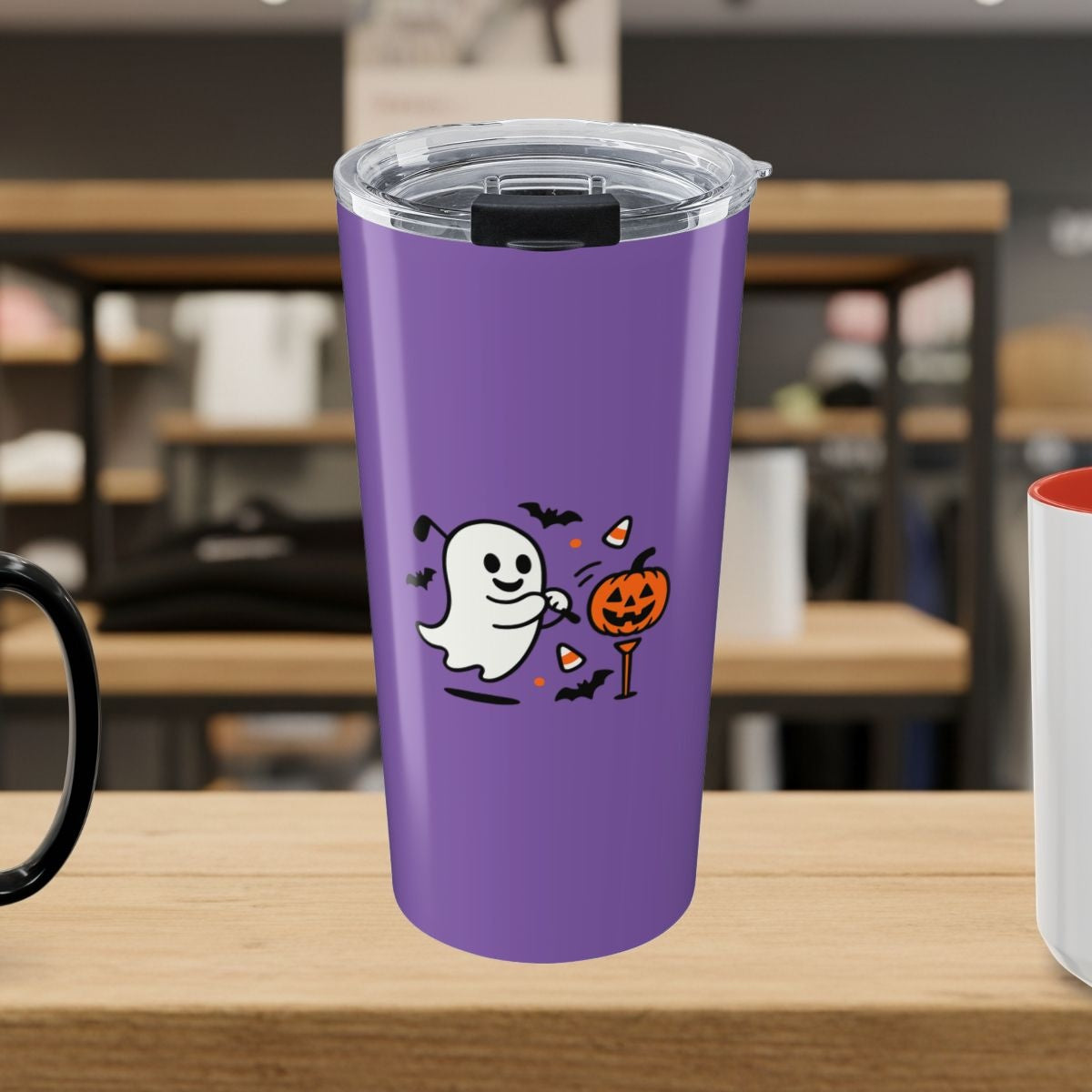 Ghost Tee Off - 20oz Tumbler in Light Purple