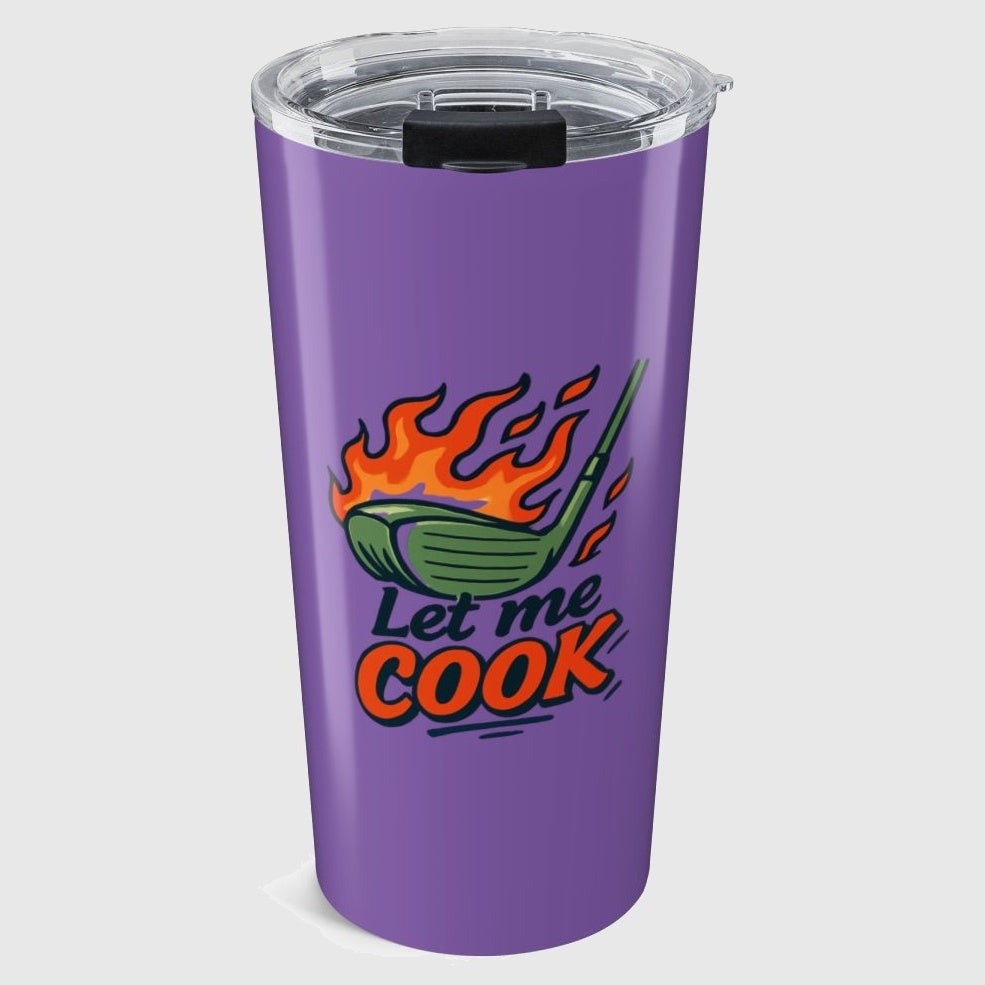 Let Me Cook - 20oz Tumbler in Light Purple