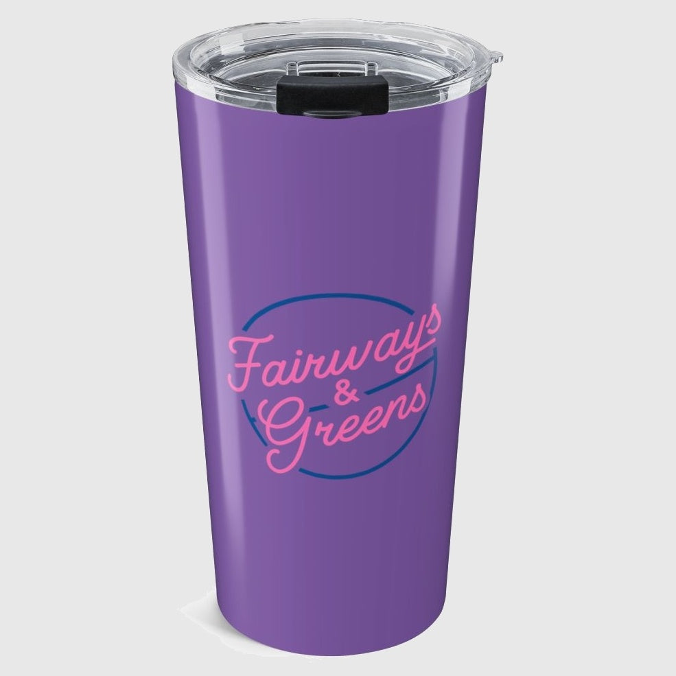 Fairways & Greens - 20oz Tumbler in Light Purple