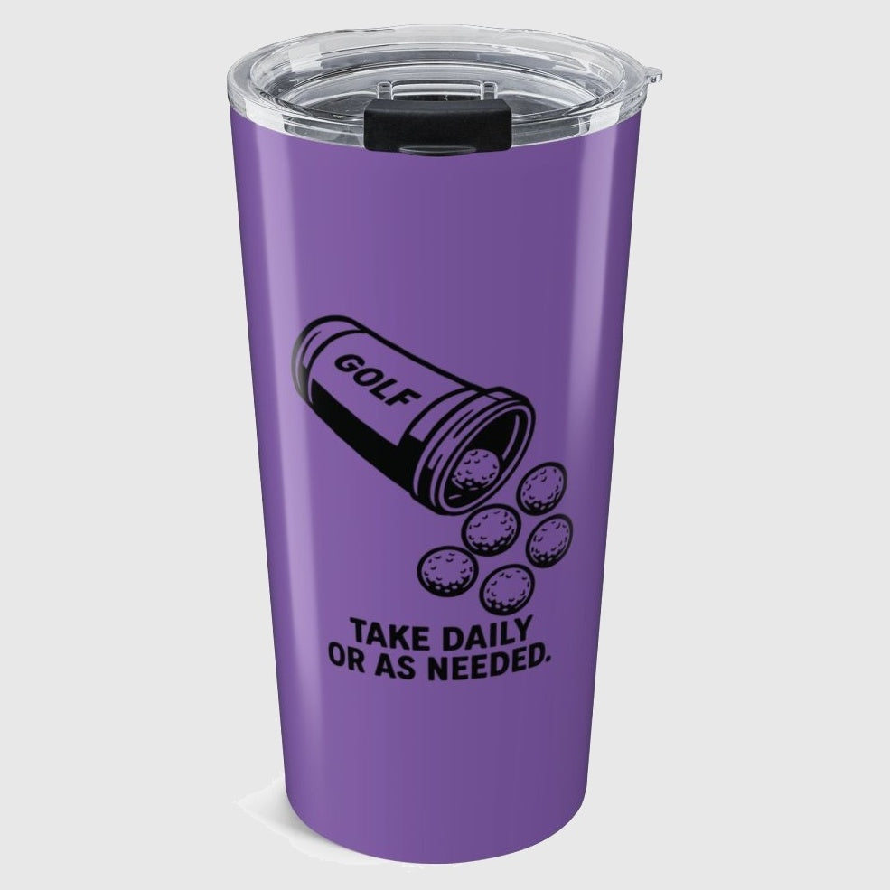 Golf Prescription - 20oz Tumbler in Light Purple