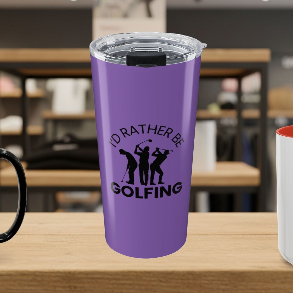 I'd Rather Be Golfing - 20oz Tumbler in Light Purple