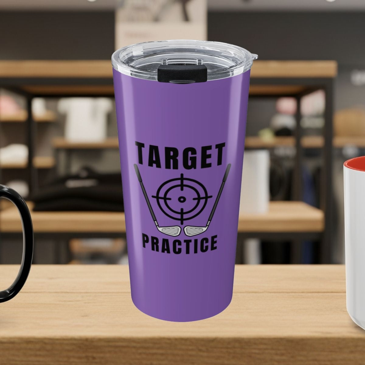 Target Practice - 20oz Tumbler in Light Purple