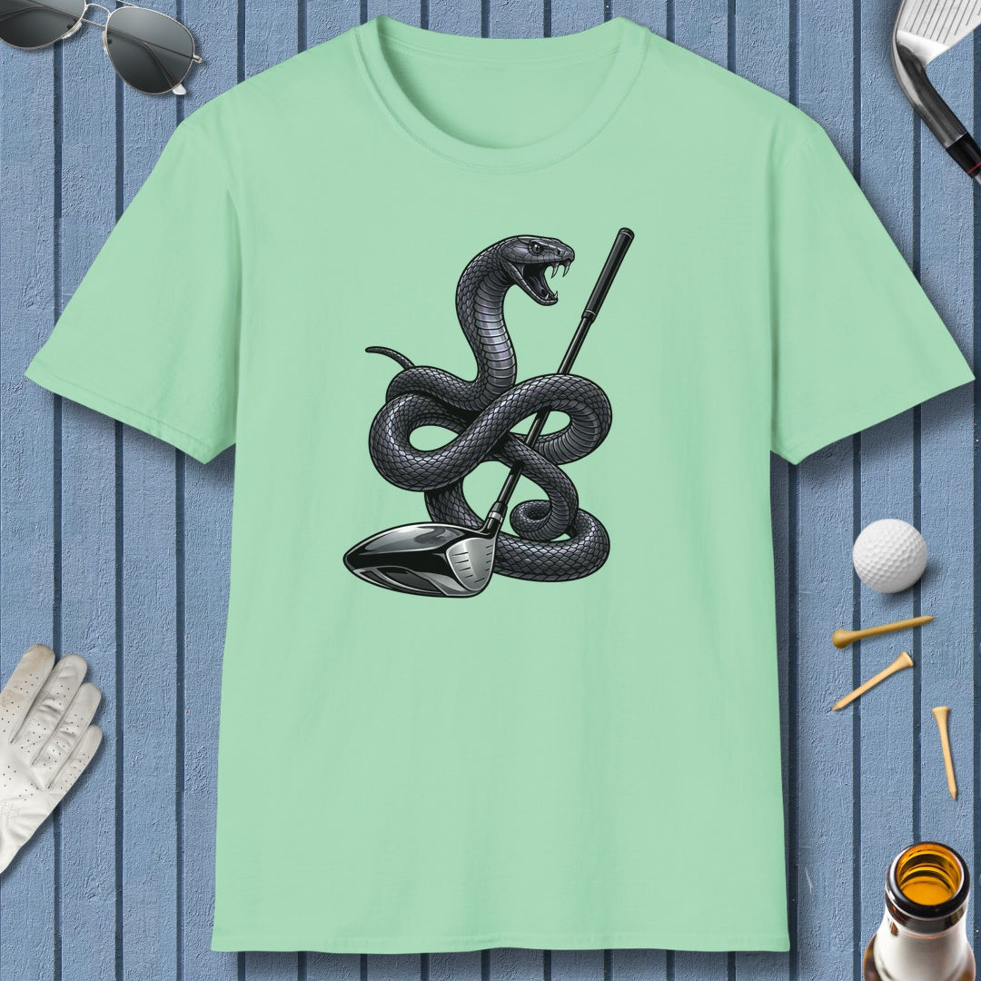 Strike Position - Mamba - Adult Golf T-Shirt in Mint Green