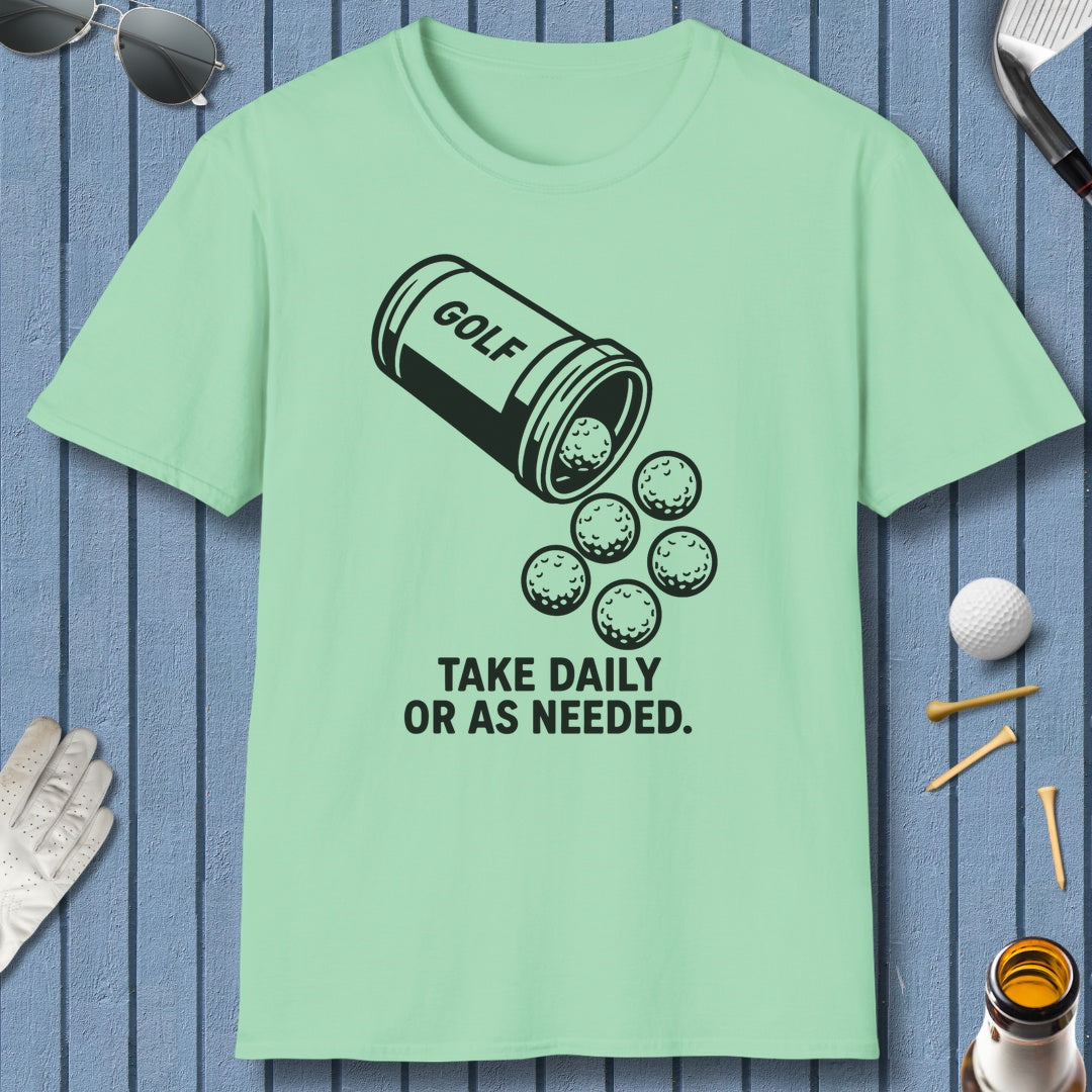 Golf Prescription - Adult Golf T-Shirt in Mint Green