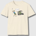 My Cart! - Adult Golf T-Shirt in Natural