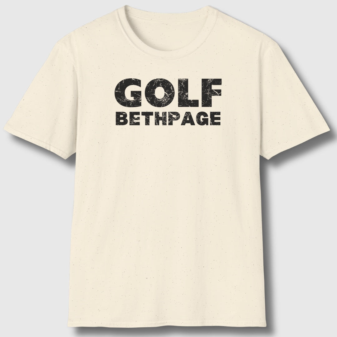 Golf Bethpage - Adult Golf T-Shirt in Natural