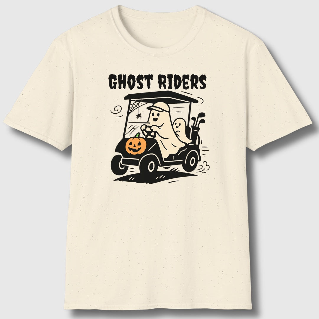 Ghost Riders - Adult Golf T-Shirt in Natural