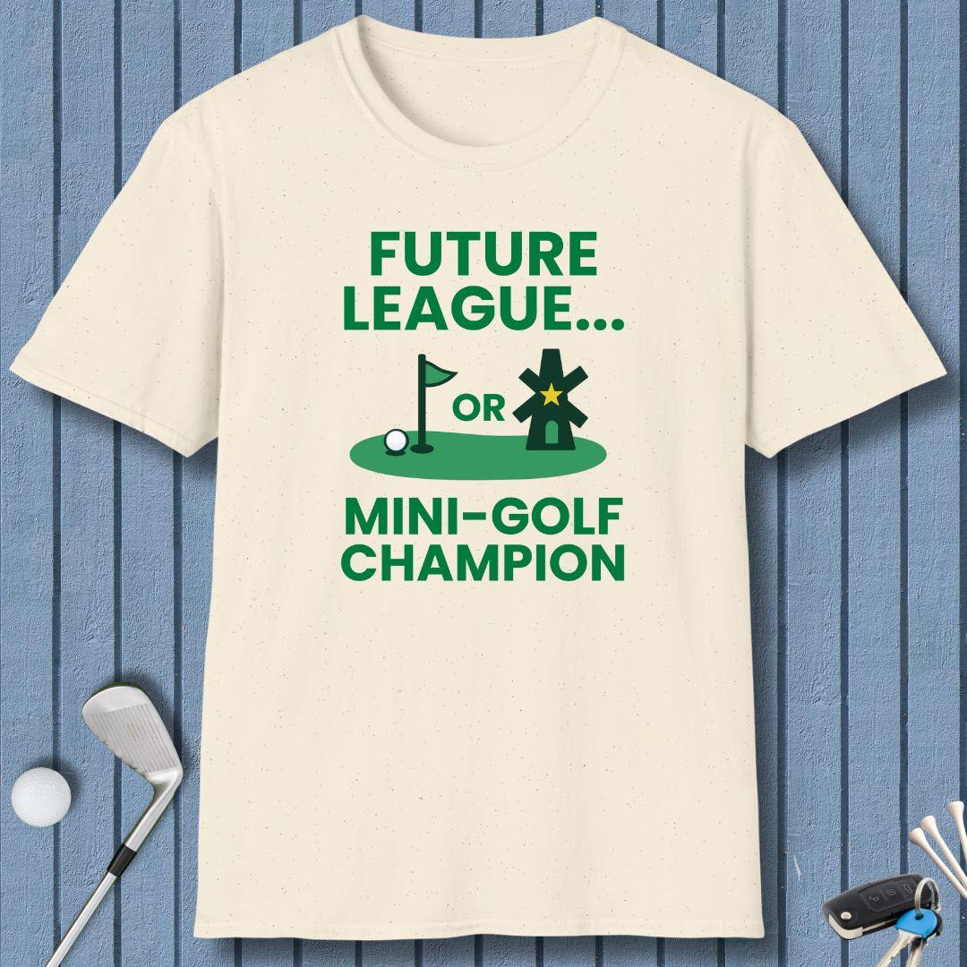 Future League… or Mini-Golf Champion in Natural, great for casual wear. Find more fun golf focused products at oneforetheages.com