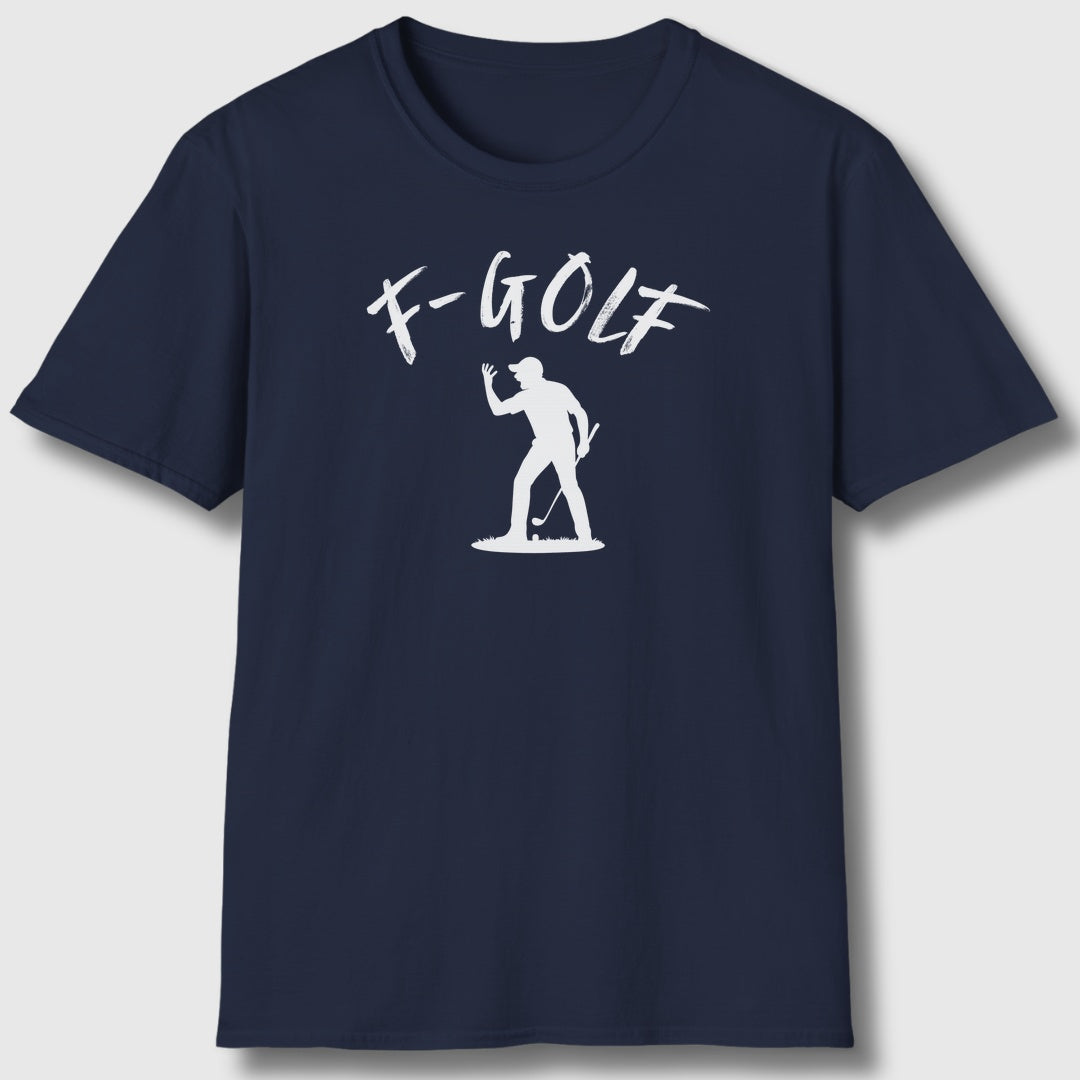 F-Golf (Male) - Adult Golf T-Shirt in Navy