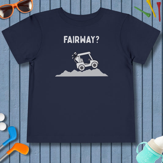Fairway? - Toddler Golf T-Shirt in Navy