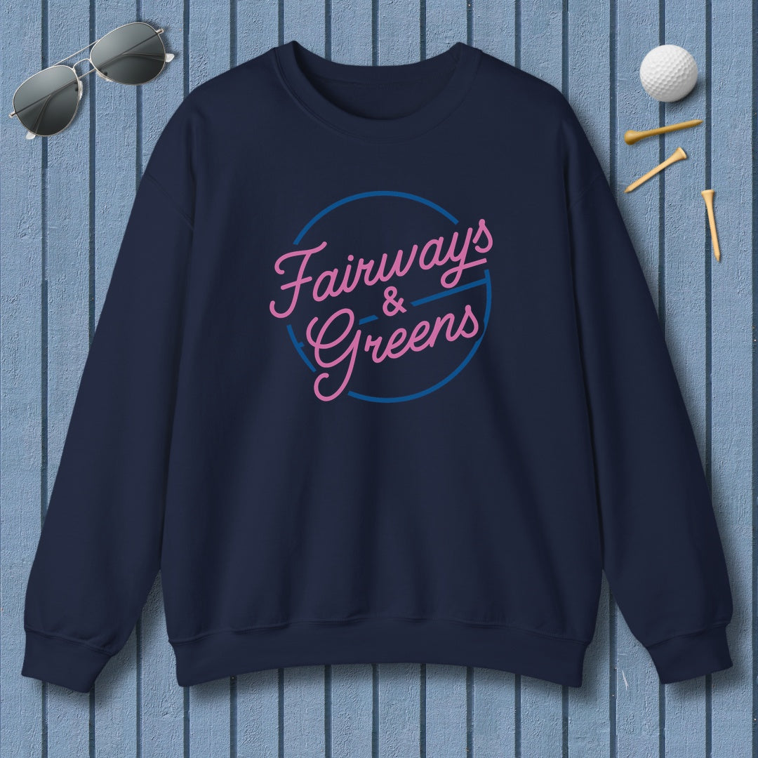 Fairways & Greens - Adult Golf Sweatshirt in Navy