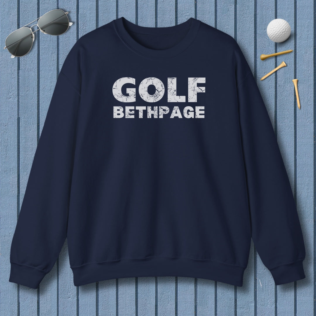 Golf Bethpage - Adult Golf Sweatshirt in Navy