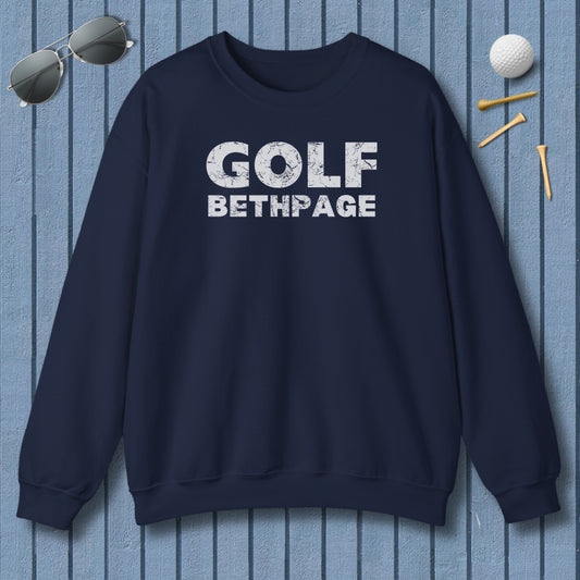 Golf Bethpage - Adult Golf Sweatshirt in Navy