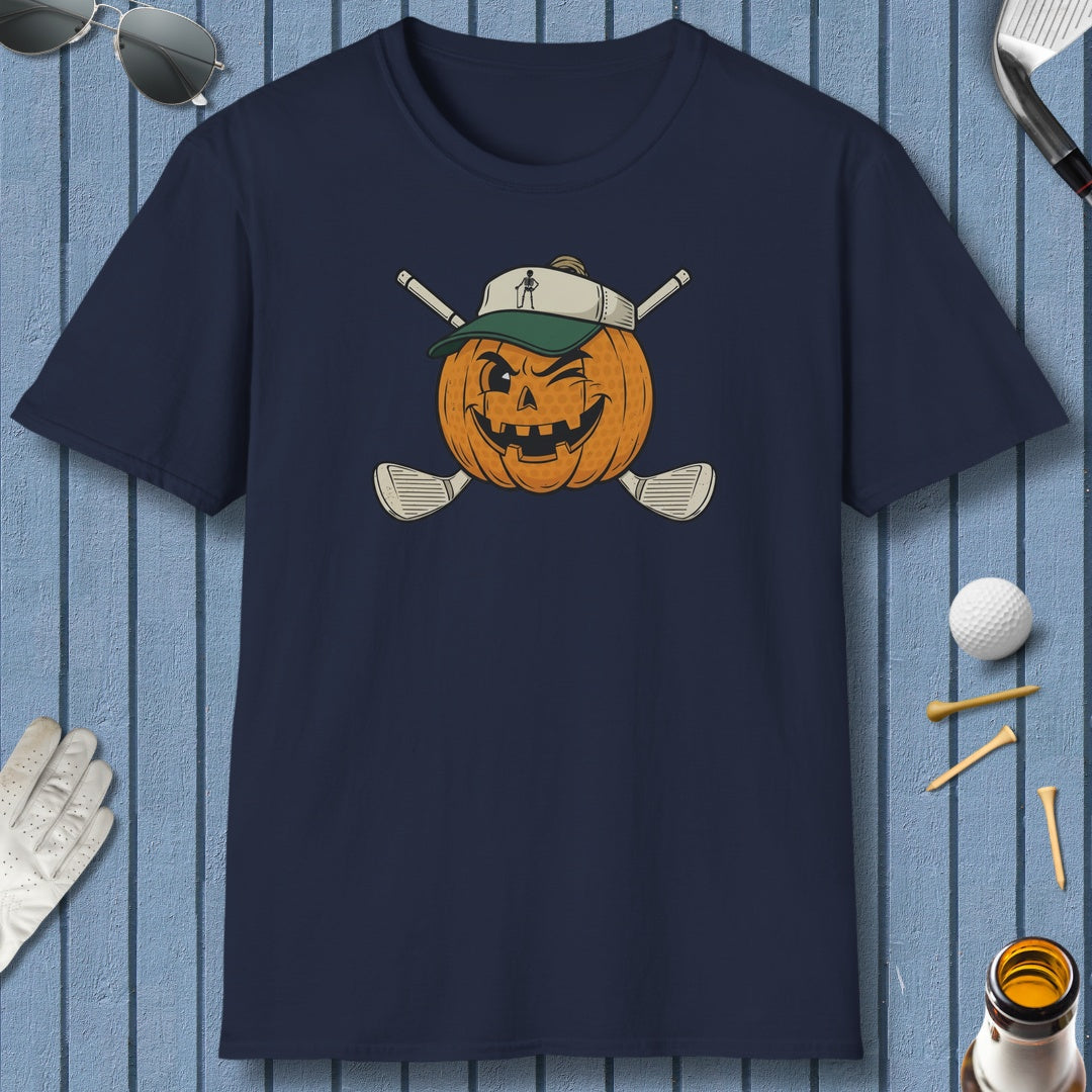 Golf or Gourd - Adult Golf T-Shirt in Navy