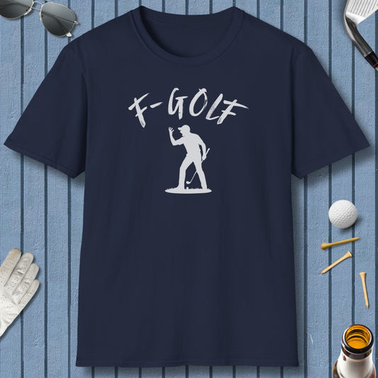 F-Golf (Male) - Adult Golf T-Shirt in Navy