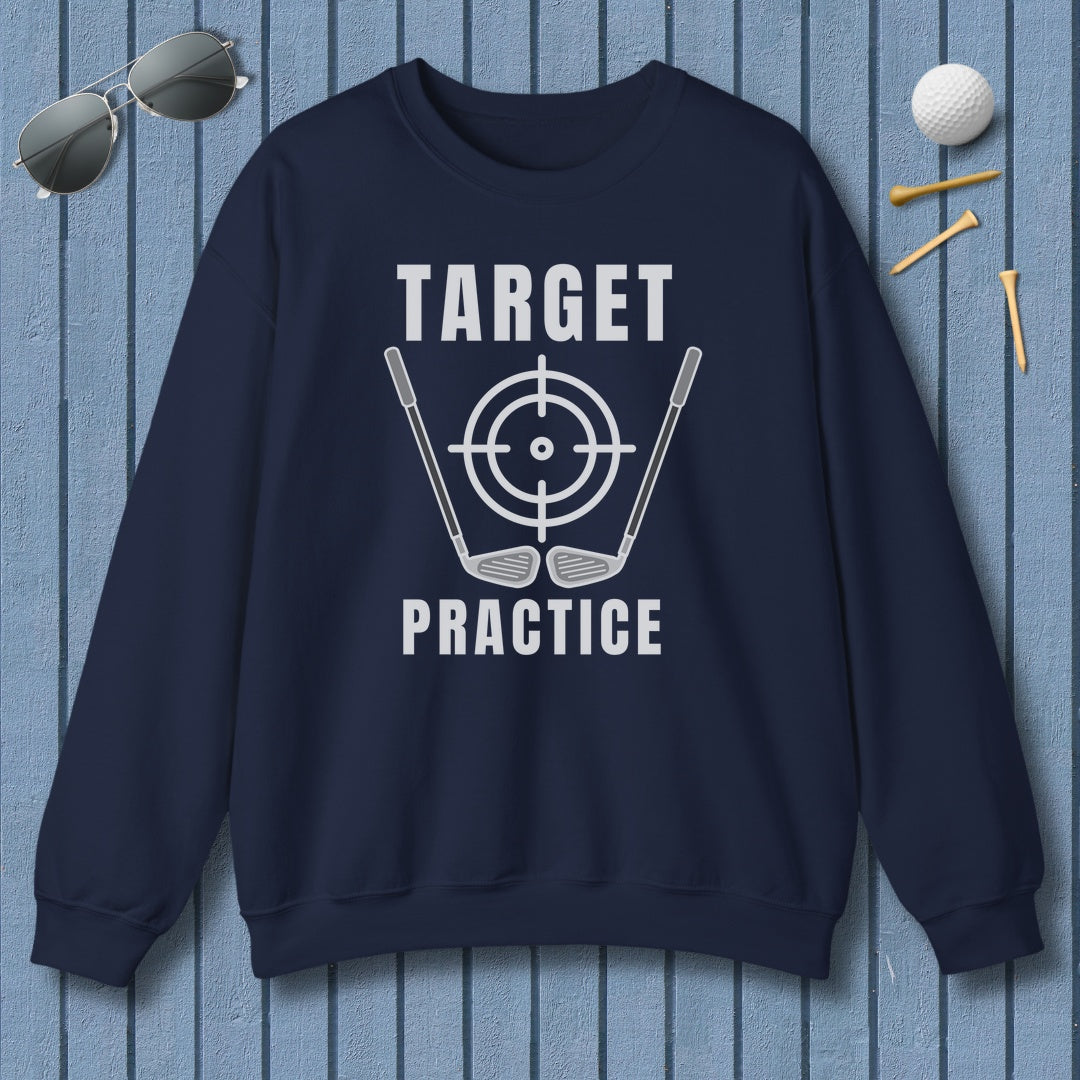 Target Practice - Adult Golf Sweatshirt in Navy