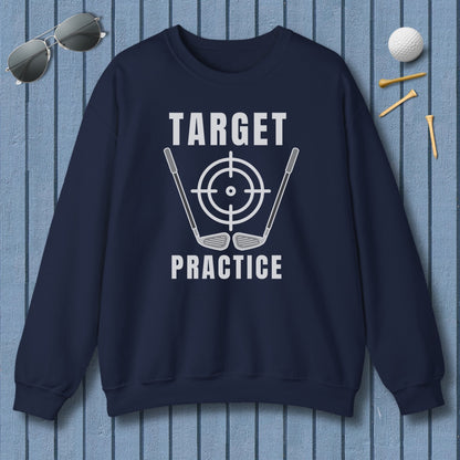 Target Practice - Adult Golf Sweatshirt in Navy
