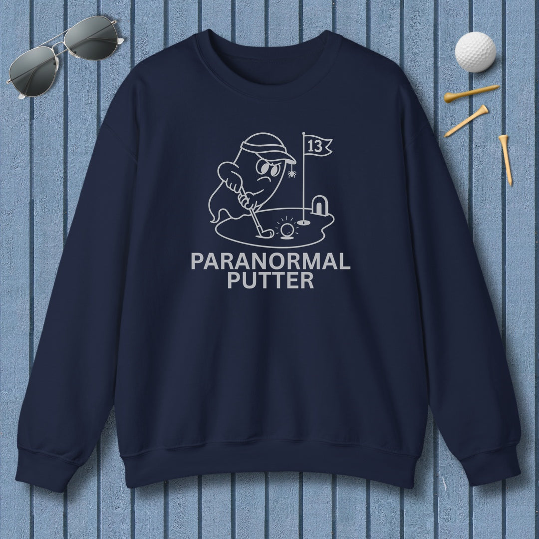 Paranormal Putter - Adult Golf Sweatshirt in Navy