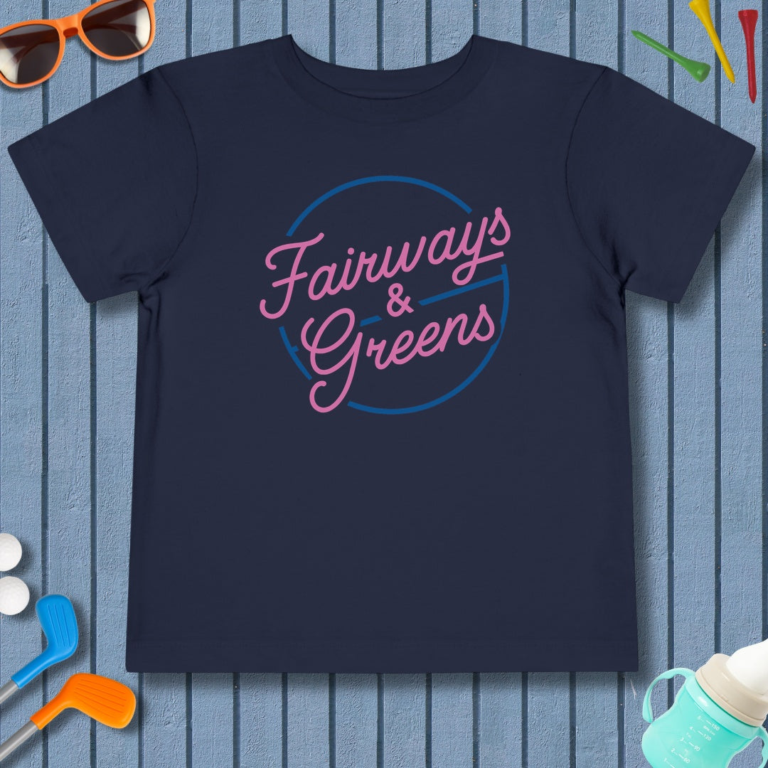 Fairways & Greens - Toddler Golf T-Shirt in Navy