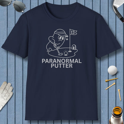 Paranormal Putter - Adult Golf T-Shirt in Navy