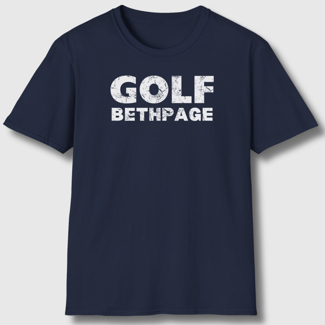 Golf Bethpage - Adult Golf T-Shirt in Navy