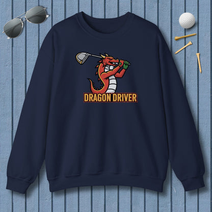Dragon Driver - Adult Golf Sweatshirt in Navy