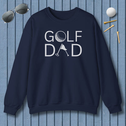 Golf Dad - Adult Golf Sweatshirt in Navy