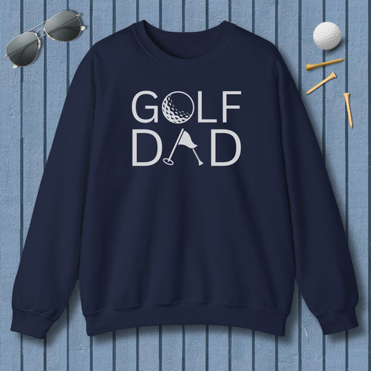 Golf Dad - Adult Golf Sweatshirt in Navy