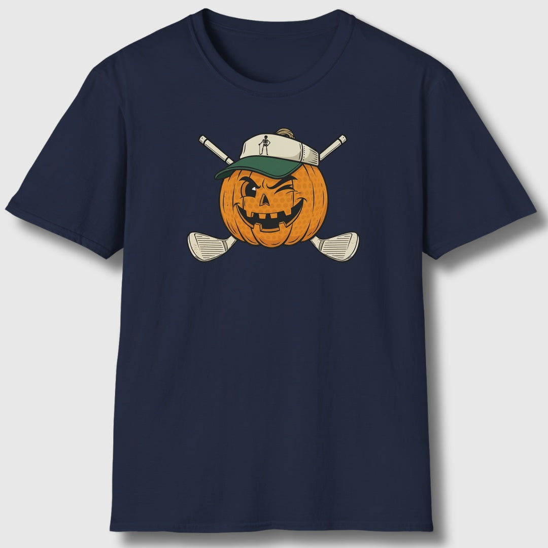 Golf or Gourd - Adult Golf T-Shirt in Navy
