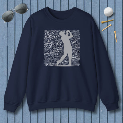 Unleash Your Mental Game (Male) - Adult Golf Sweatshirt in Navy