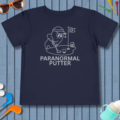 Paranormal Putter - Toddler Golf T-Shirt in Navy