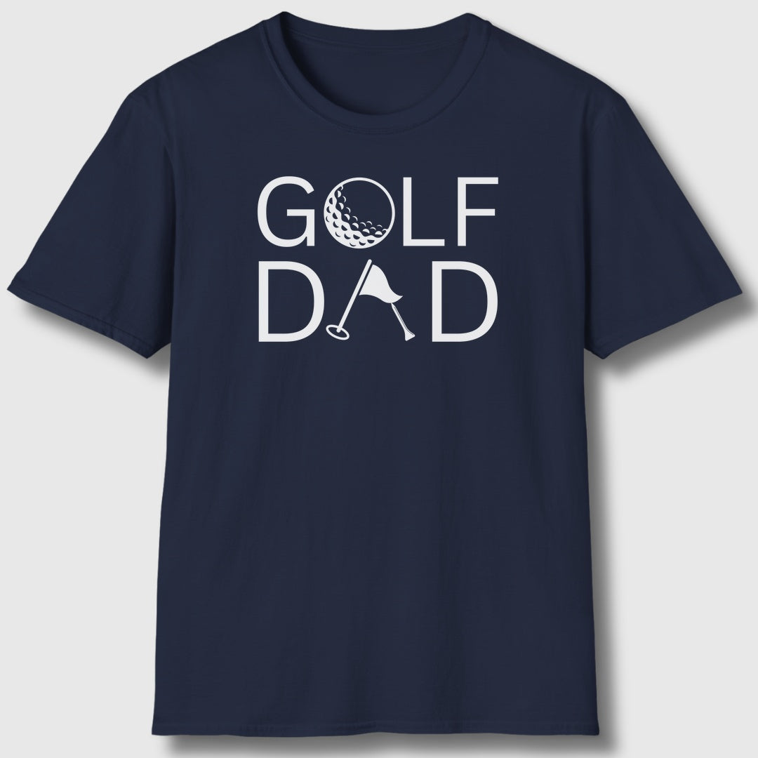 Golf Dad - Adult Golf T-Shirt in Navy