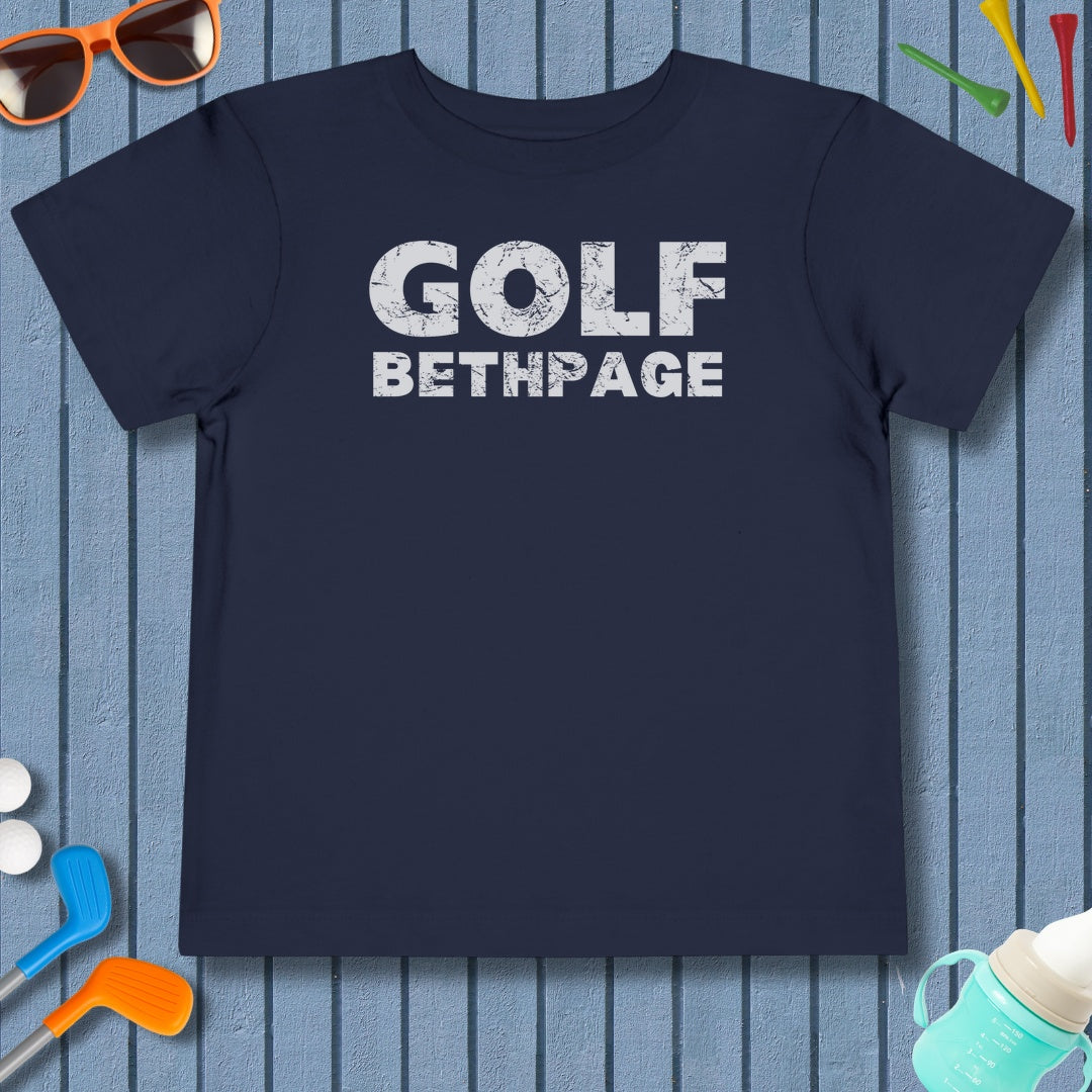 Golf Bethpage - Toddler Golf T-Shirt in Navy