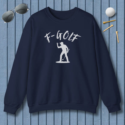 F-Golf (Male) - Adult Golf Sweatshirt in Navy