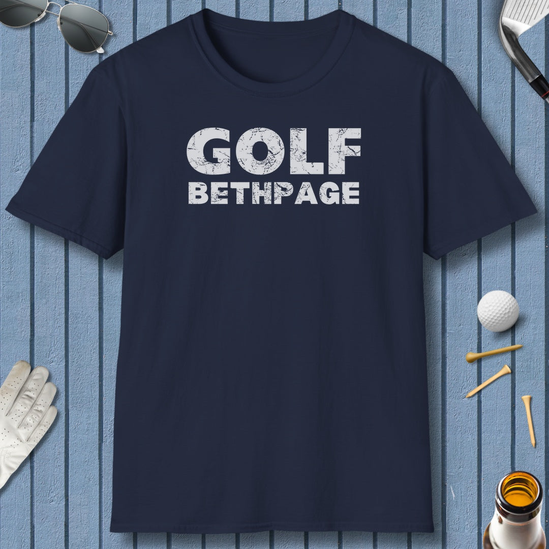 Golf Bethpage - Adult Golf T-Shirt in Navy