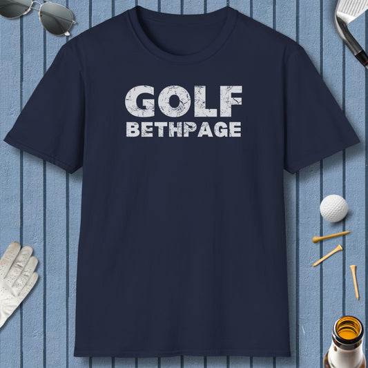 Golf Bethpage - Adult Golf T-Shirt in Navy