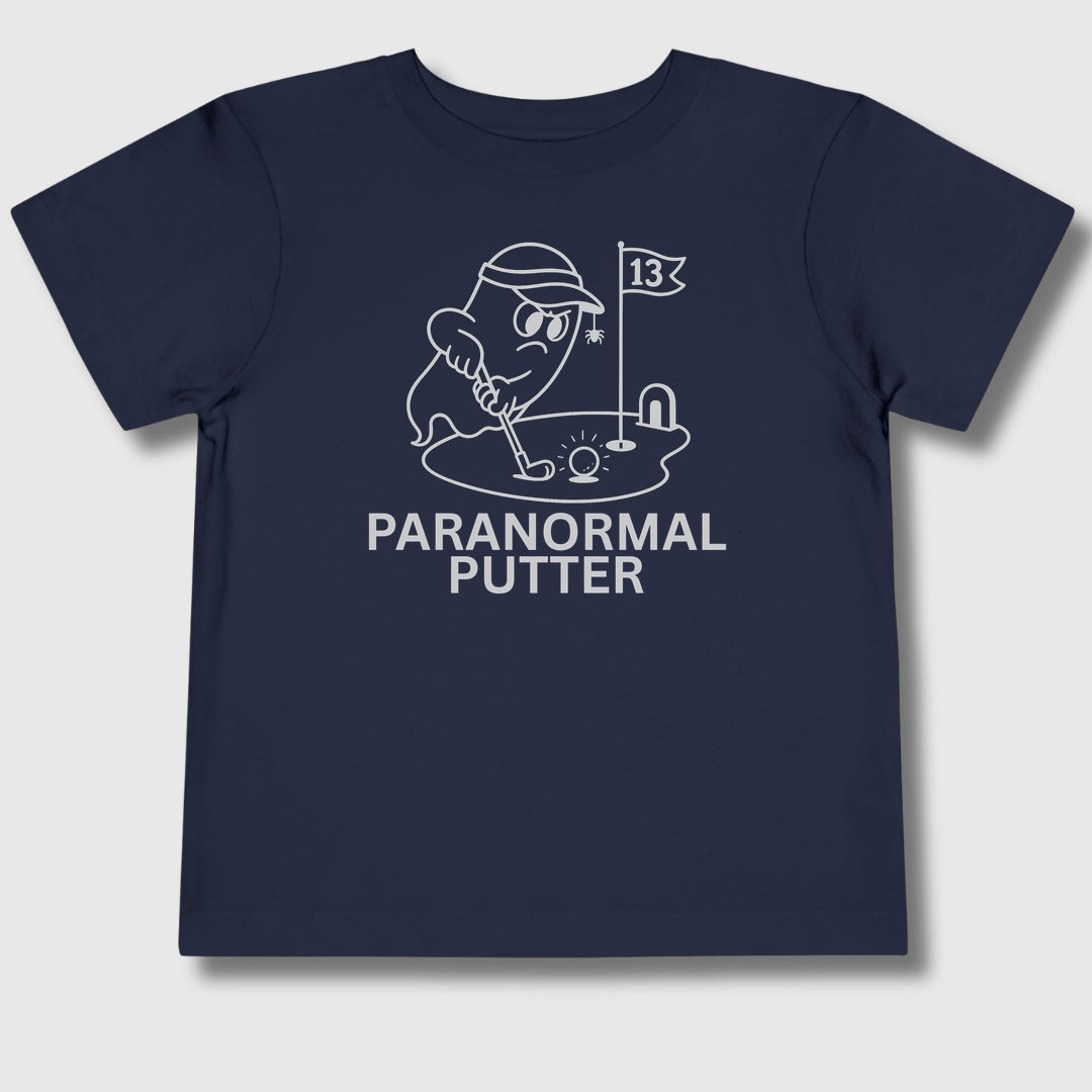 Paranormal Putter - Toddler Golf T-Shirt in Navy