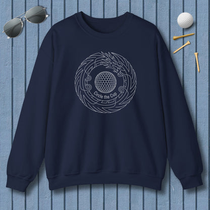 Circle the Cup - Adult Golf Sweatshirt in Navy