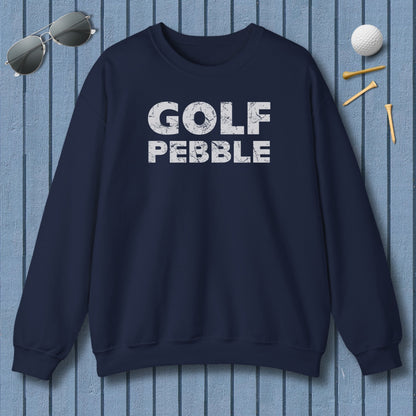Golf Pebble - Adult Golf Sweatshirt in Navy