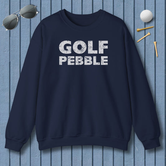 Golf Pebble - Adult Golf Sweatshirt in Navy