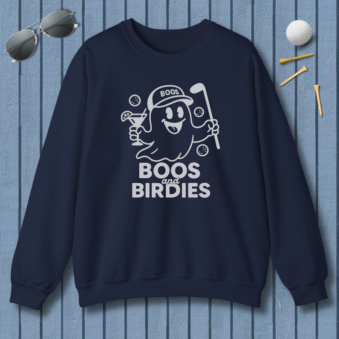 Boos and Birdies - Adult Golf Sweatshirt in Navy