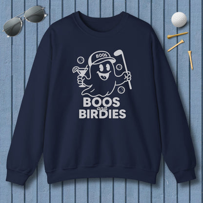 Boos and Birdies - Adult Golf Sweatshirt in Navy