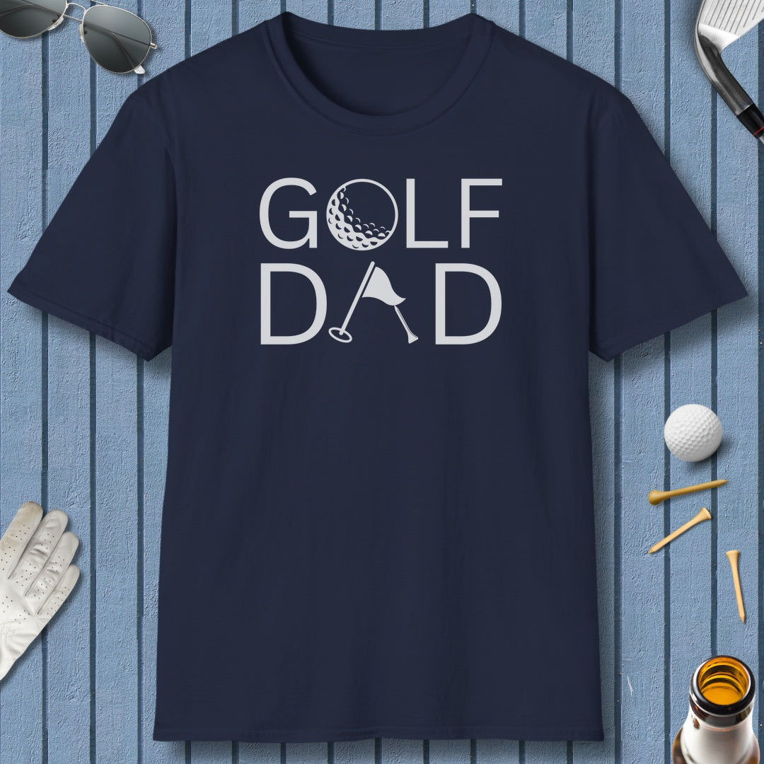 Golf Dad - Adult Golf T-Shirt in Navy