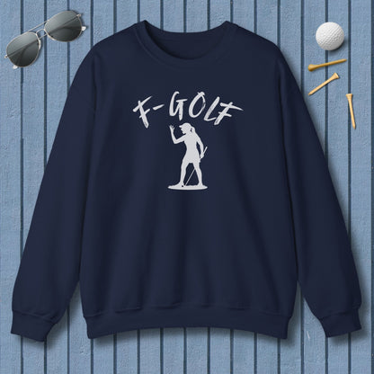 F-Golf (Female) - Adult Golf Sweatshirt in Navy
