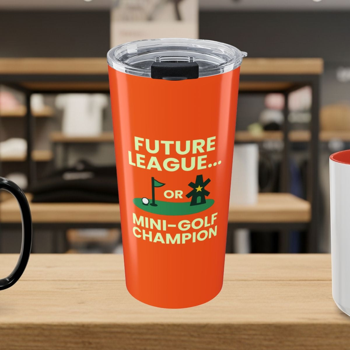 Future League or Mini-Golf Champion - 20oz Tumbler in Orange