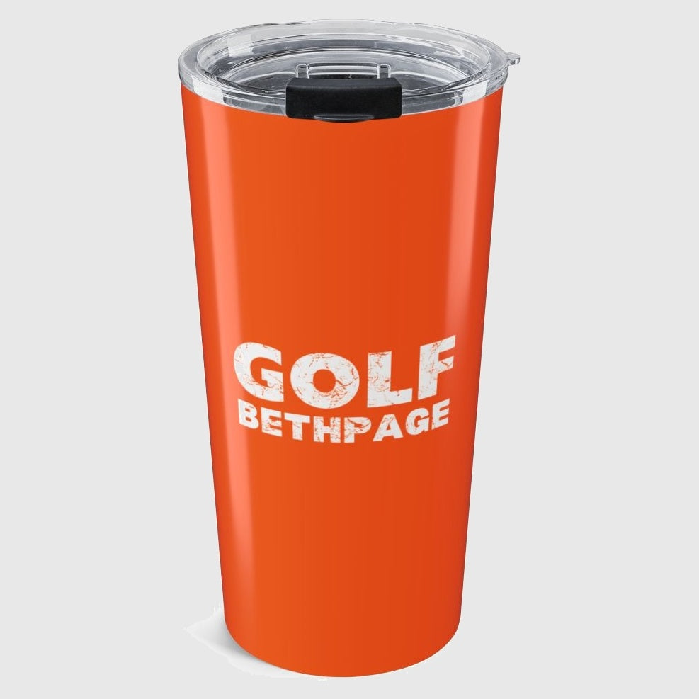 Golf Bethpage - 20oz Tumbler in Orange