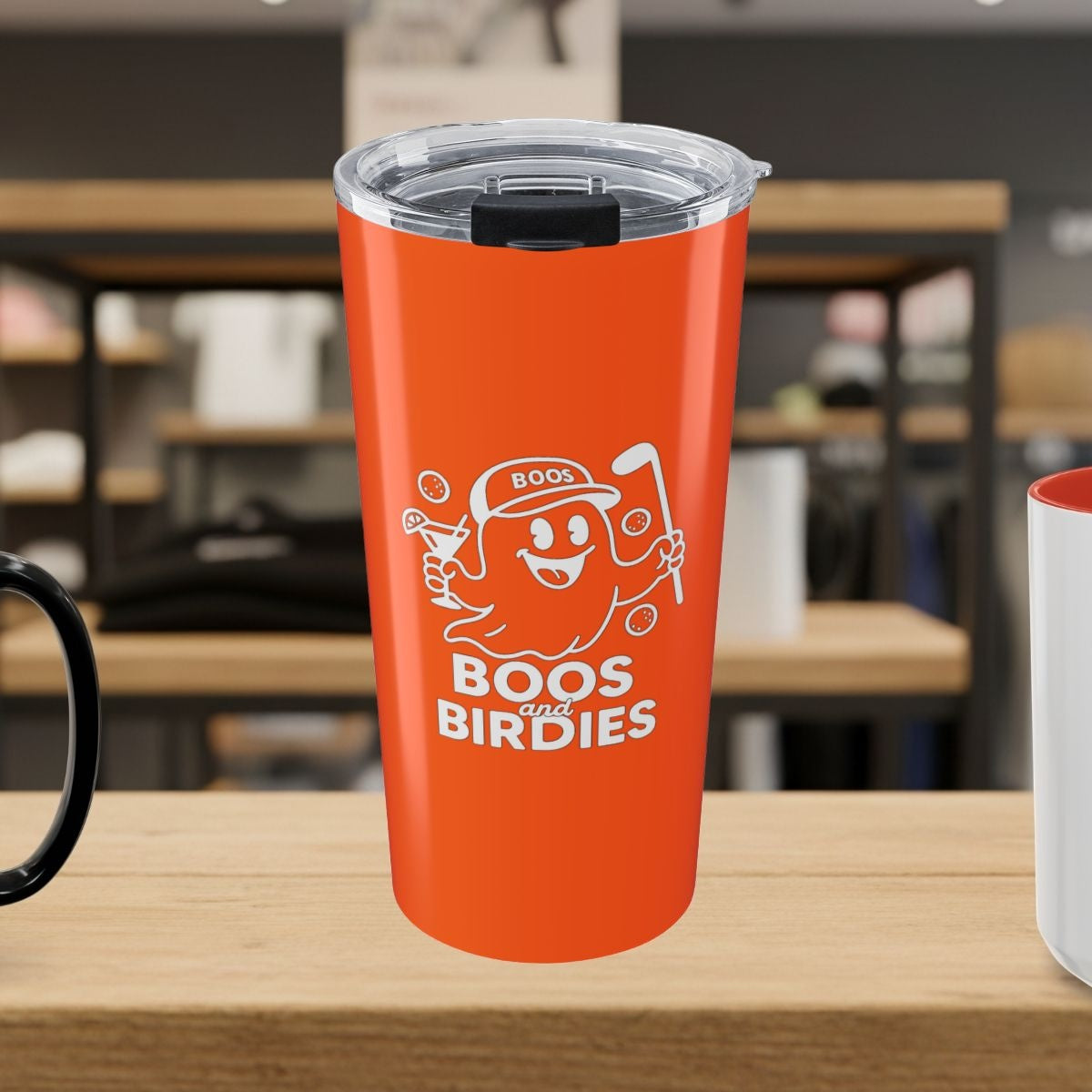 Boos and Birdies - 20oz Tumbler in Orange